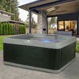 Ariana 6-Person 30-Jet 70-Port Lounger 240V Spa with Ice Bucket by Aqualife by Strong Spas