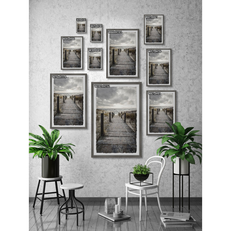 Clouded Sky - Single Picture Frame Print, 61cm H x 41cm W x 3.81cm D