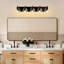 Luminaires de salle de bain, miroir de meuble-lavabo noir mat, appliques murales modernes de 41 po avec abat-jour en verre transparent, appliques murales de salle de bain pour le couloir de la cuisine du miroir-1710344159