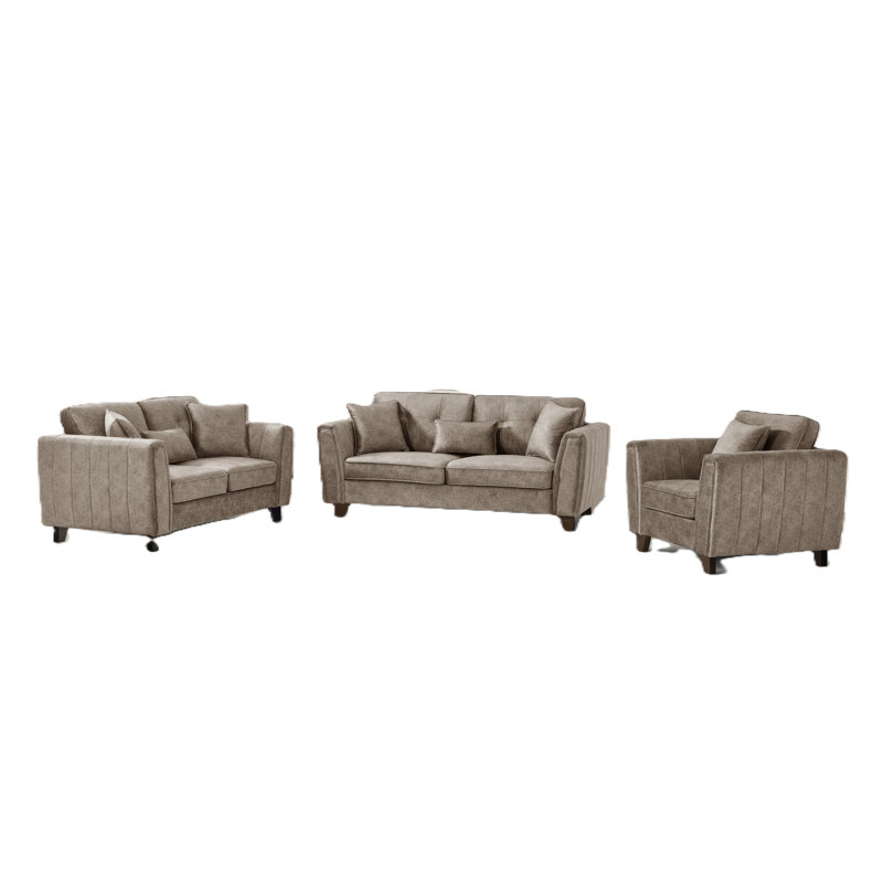 Living Room Set, Brown