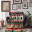 Couverture Aztec Desert Influence - 1 pièce Sherpa Premium-1716349300