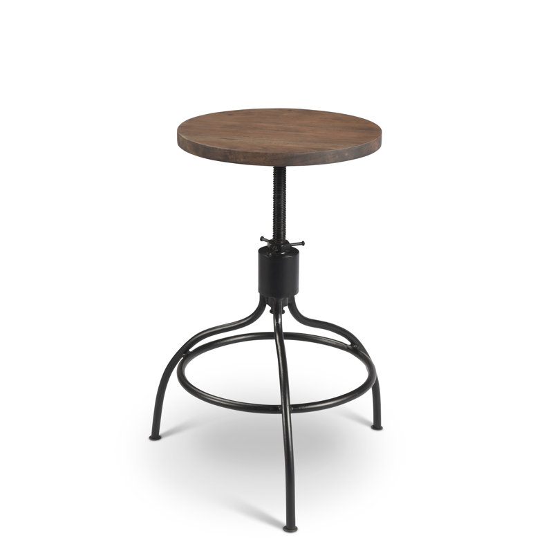 Revolve Adjustable Stool with Metal Frame