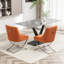 Chaise d'appoint rembourrée en velours Elian-293064310