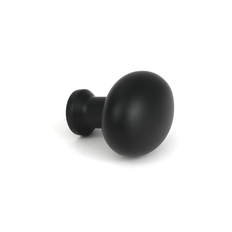Moore Cabinet Knob, 1.26" Knob Diameter, Matt Black