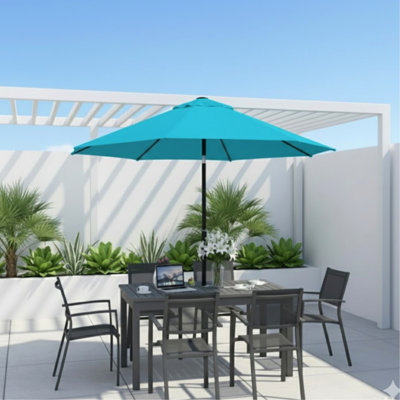 91.26 " W Market Umbrella with Crank Lift