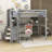 Gamel Kids Twin Loft Bed with Drawers-97570970