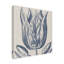 «Indigo Floral on Linen VI» par Vision Studio - reproduction de dessin sur toile-529432731