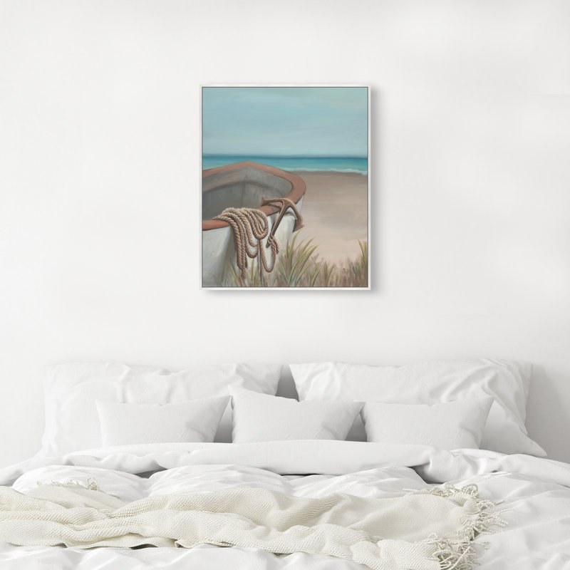 Anchored By Sand Print by Ryan Brown, 37.5" H x 31.5" W