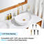 Lavabo vasque en céramique 20 po Modern-109363812