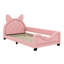 Upholstered Daybed With Carton Ears Shaped Headboard-1642974877