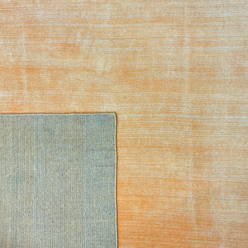 Tapis en soie noué à la main, Rectangulaire 8 pi x 10 pi