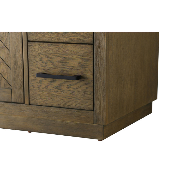 36 inch Single Bathroom Vanity, Hazel Oak