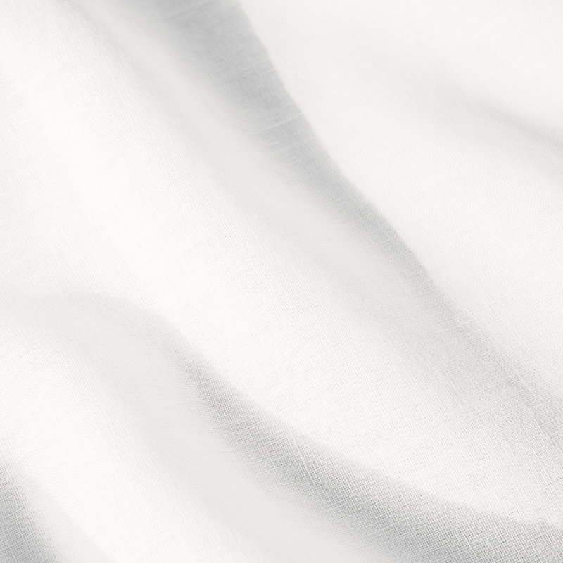 Modern & Contemporary Linen Duvet Cover, Twin/Twin XL + 1 Standard Sham, White