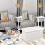 Mechel Polyester Upholstered Storage Bench-1261555627