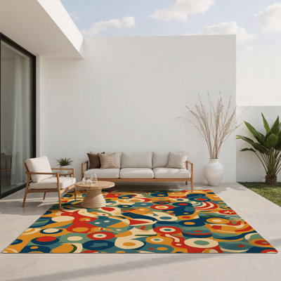 Tapis intérieur et extérieur Snazzy Ripple