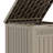 Edrosie Inc 21.5 " W 51 Gallons Water Resistant Resin Lockable Deck Box-101071031