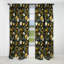 Botanical Wanderlust vert et jaune - Rideau floral - Rideau occultant floral - 1 panneaux-107626456