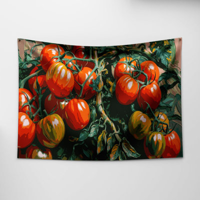 Vegetables Tomato Roma Wall Tapestry