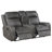 Jilissa Upholstered Track Arm Motion Loveseat Grey
