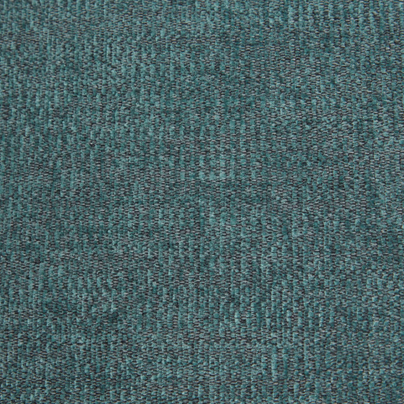 Novak Upholstered Mid-Century Armchair with Wood Arms and Frame, Teal Microfiber, Natural