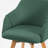 Fegan Swivel Linen Upholstered Back Side Chair-879140303-910379908