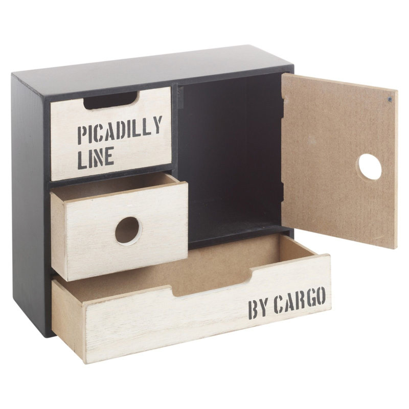 25 cm W Chest of 3 Drawers