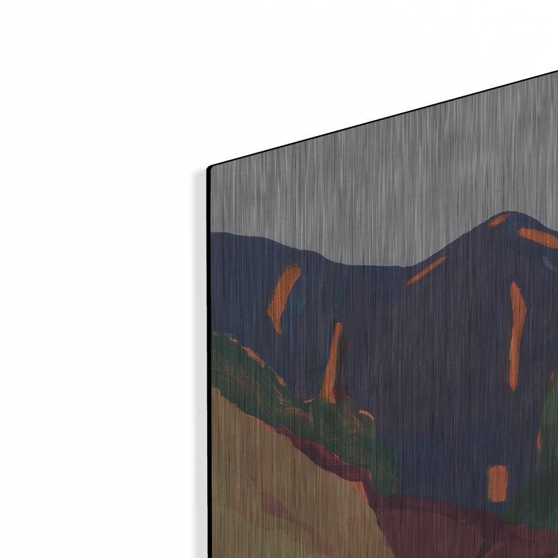 Art mural luxueux «Wanaka Valley» par Jenny Wantuch, 36 po x 36 po, H 36 po x l 36 po