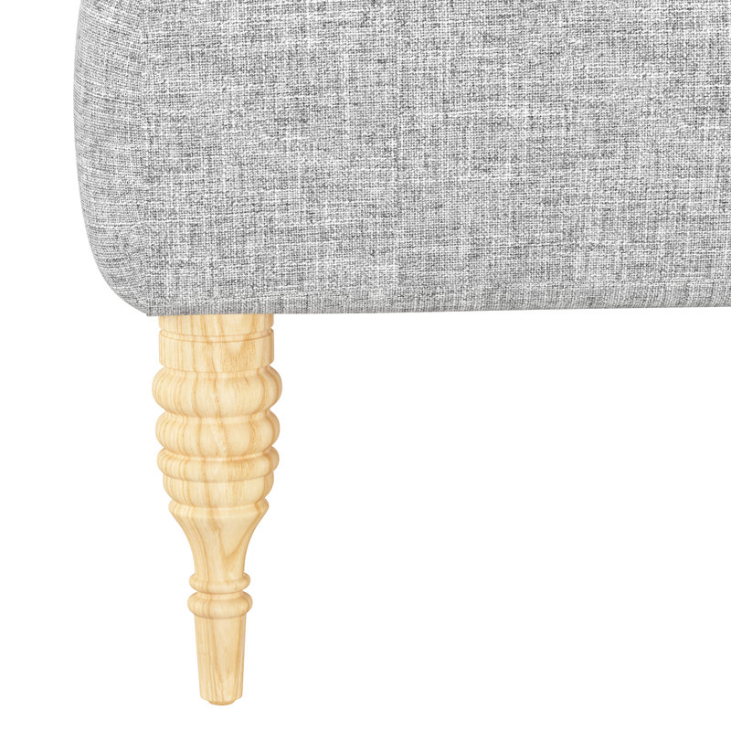 Upholstered Armchair, Zuma Pumice Textured Linen, Zuma White Textured Linen