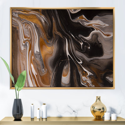 " Black And Brown Marble Universe "