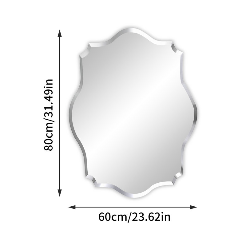 Miroir de salle de bain sans cadre, H 31,50 po x l 24 po