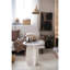 Table sculpturale en marbre Alton