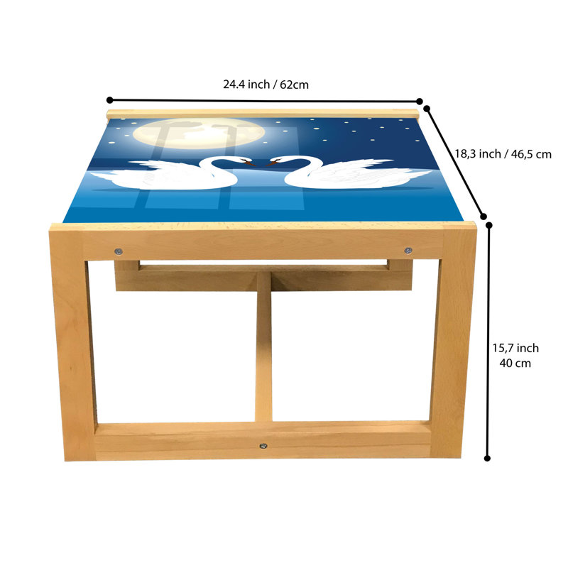 Irisa Sled Coffee Table, 62cm H x 46cm W x 40cm D