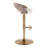 Laurenzio Adjustable Bar Stools with Rounded T Footrest (Set of 3)-1459755291-1459755290