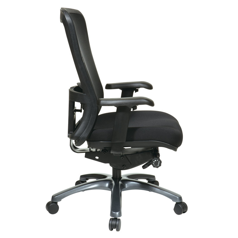 Chaise de bureau à haut dossier ProGrid, Tissu