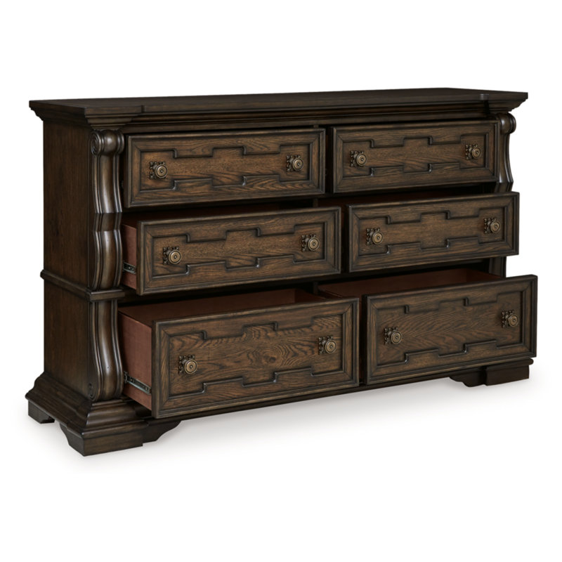 Aarunya 71.5'' W 6 - Drawer Dresser