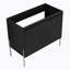 Meuble-lavabo sur pied 36 po, armoire de rangement avec portes à fermeture douce (ensemble KD) - sans le lavabo