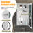 Recessed Or Surface Mount Frameless Medicine Cabinet With Mirror