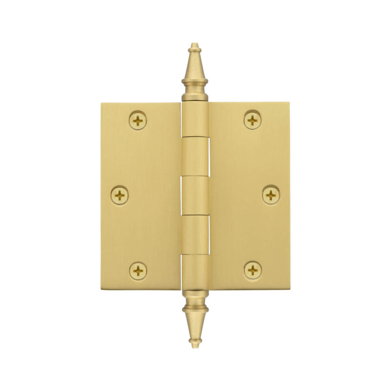 3.5'' x 3.5'' Brass Butt Bearing Hinge