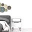 Jacara metal bedside table-1042422833