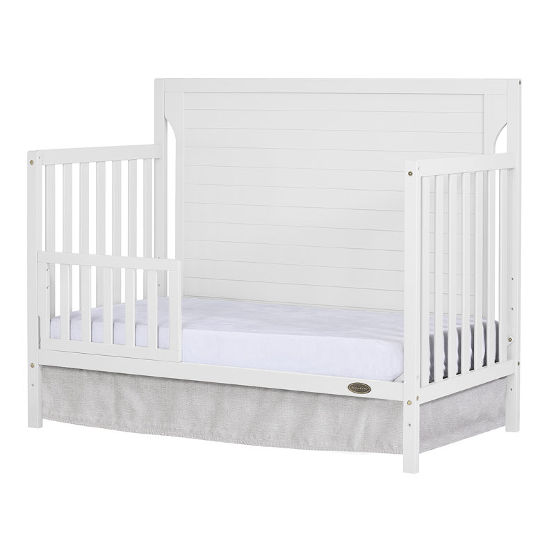 Dream On Me White Pine 4-in-1 Convertible Crib