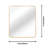 Rectangular Bathroom Wall Mirror