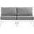 Kylis 60'' Wide Aluminum Loveseat with Cushions-61209622-61209623