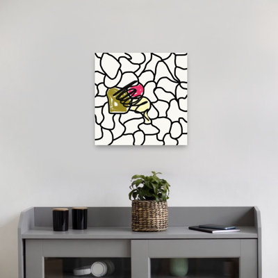Melting Sweet Doodle Abstract Bold Colorful Wall Art Print