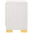 White 2-drawer Nightstand