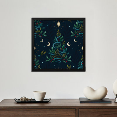 Serpentine Christmas Pattern - Wall Art Print - Gallery Gallery