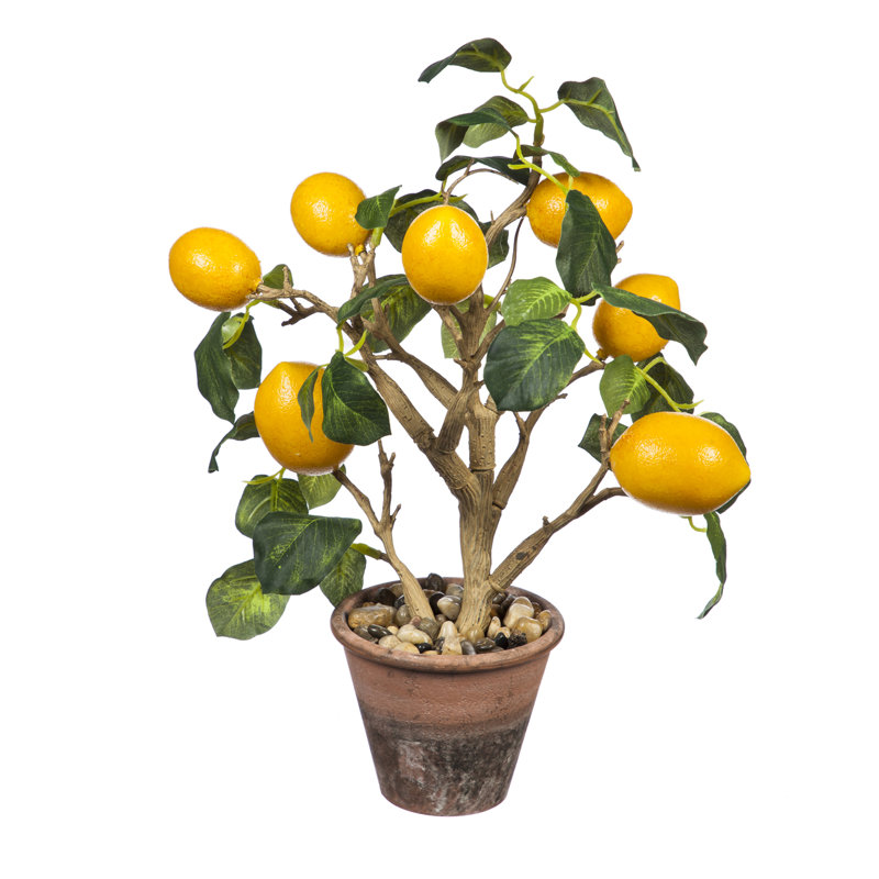 11'' Faux Lemon Tree in Pot
