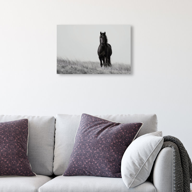 Lone Stallion I Print by Oliver Gal, 10" H x 15" W, Gallery Wrapped