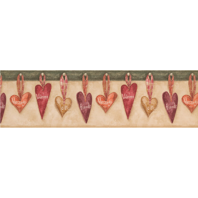 Bordure de papier peint Belote