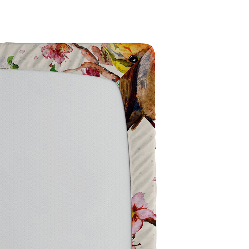 Drap-housse Ambesonne Birds and Nature, Drap-housse simple TG