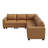 Abramson L-shaped Faux Leather Sectional Sofa